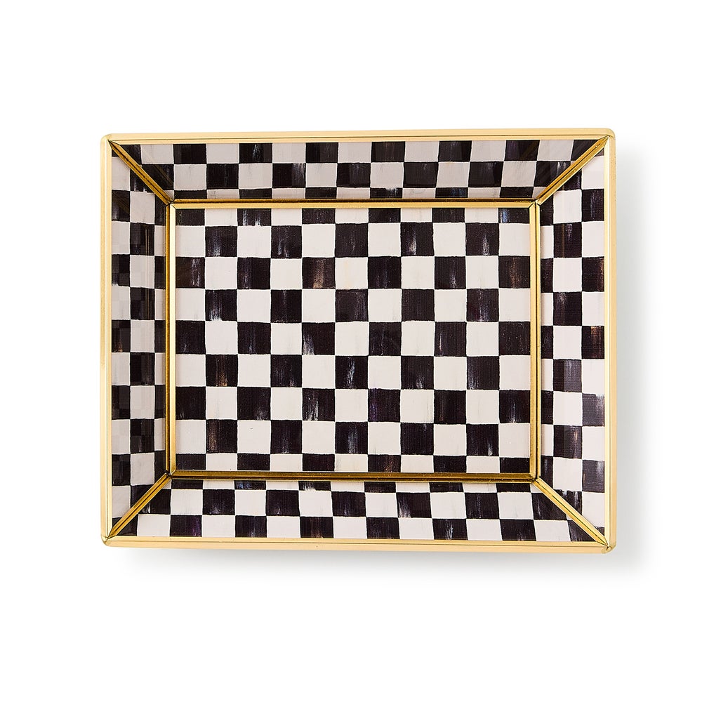 Courtly Check Glass Bath Collection