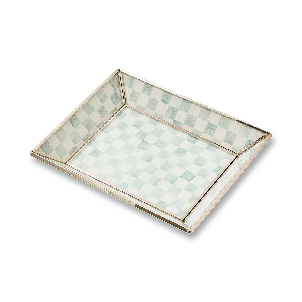 Sterling Check Glass Bath Collection