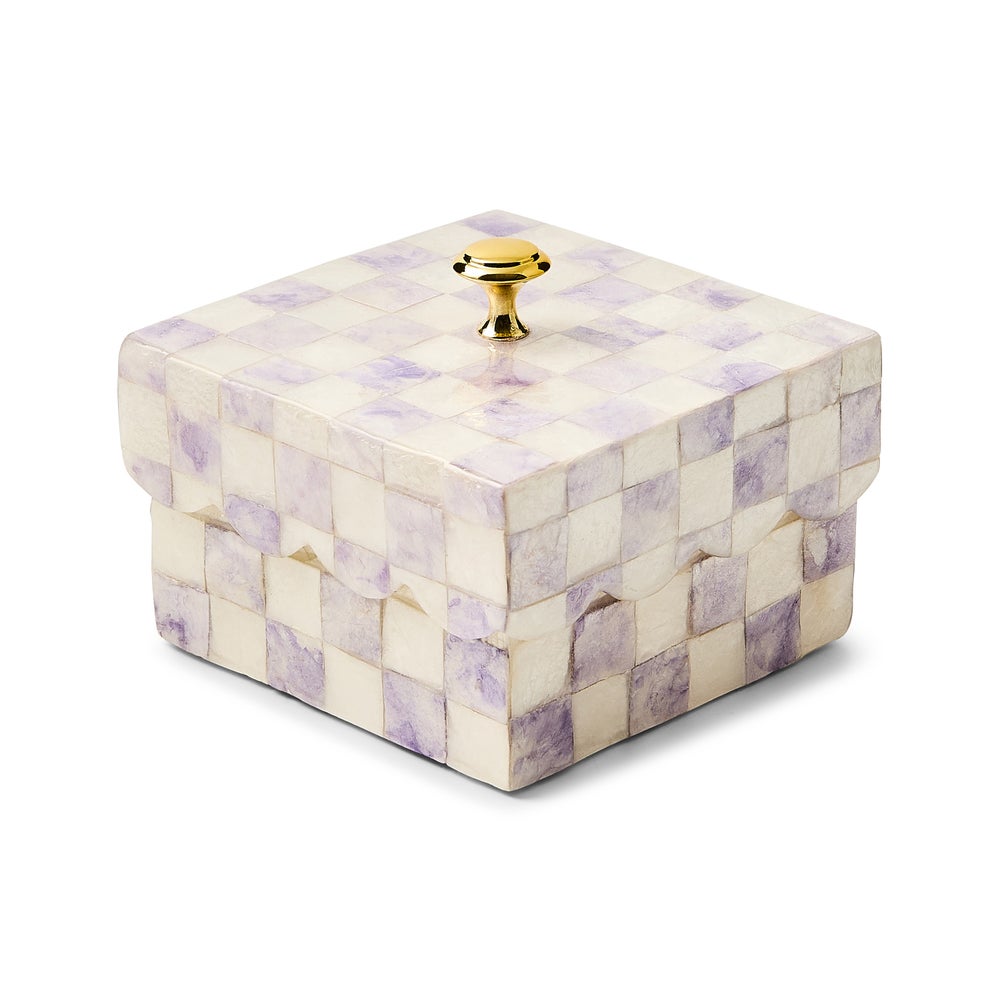 Capiz Scalloped Box