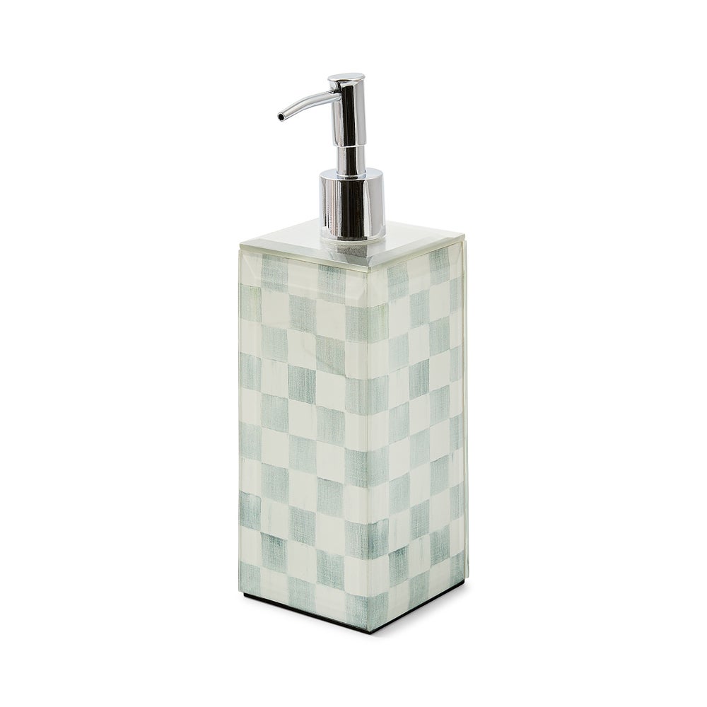 Sterling Check Glass Bath Collection