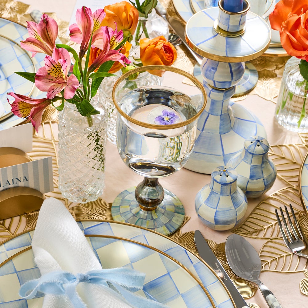 Sterling Check Glassware