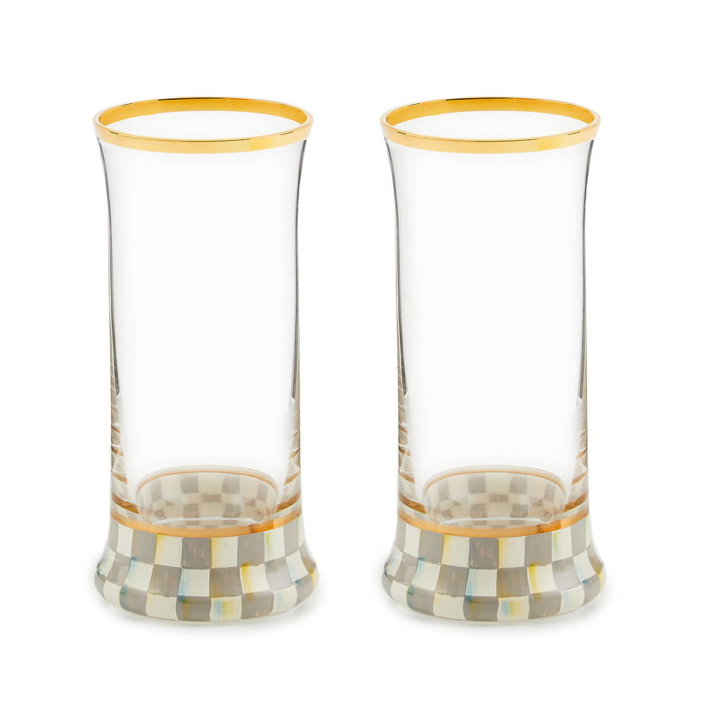 Sterling Check Glassware