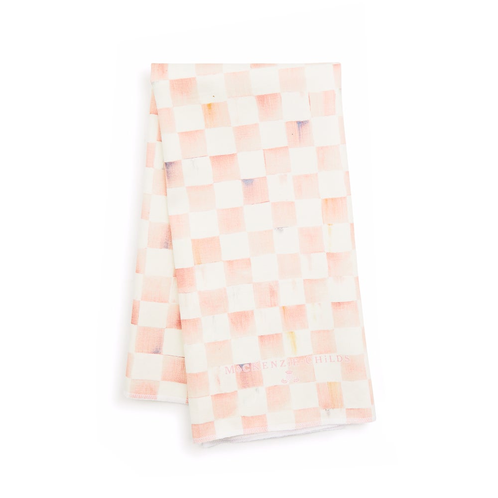 Check Printed Dish Towel