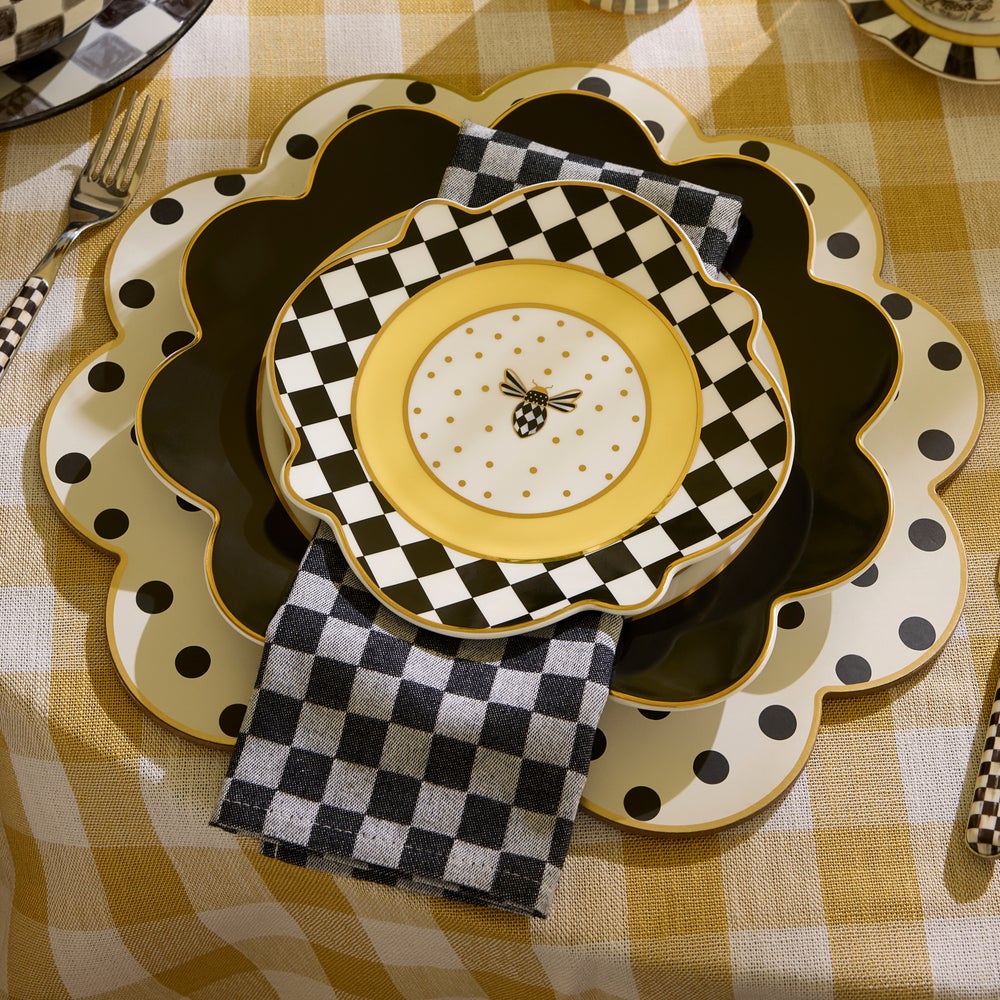 Check Woven Napkins, Set of 4