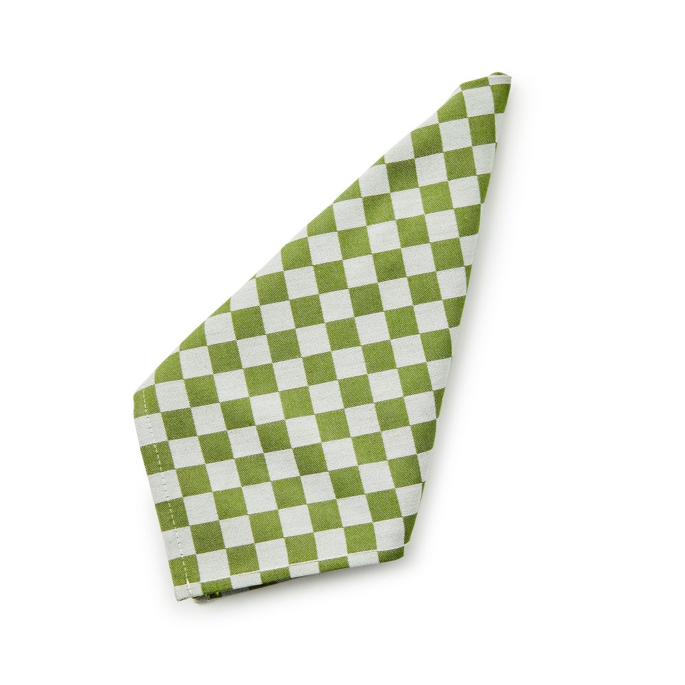Check Woven Napkins, Set of 4