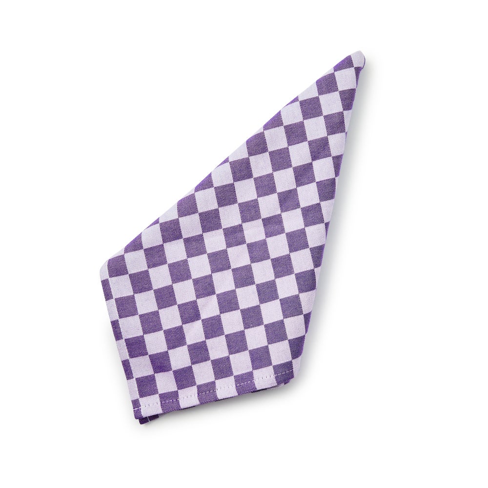 Check Woven Napkins, Set of 4