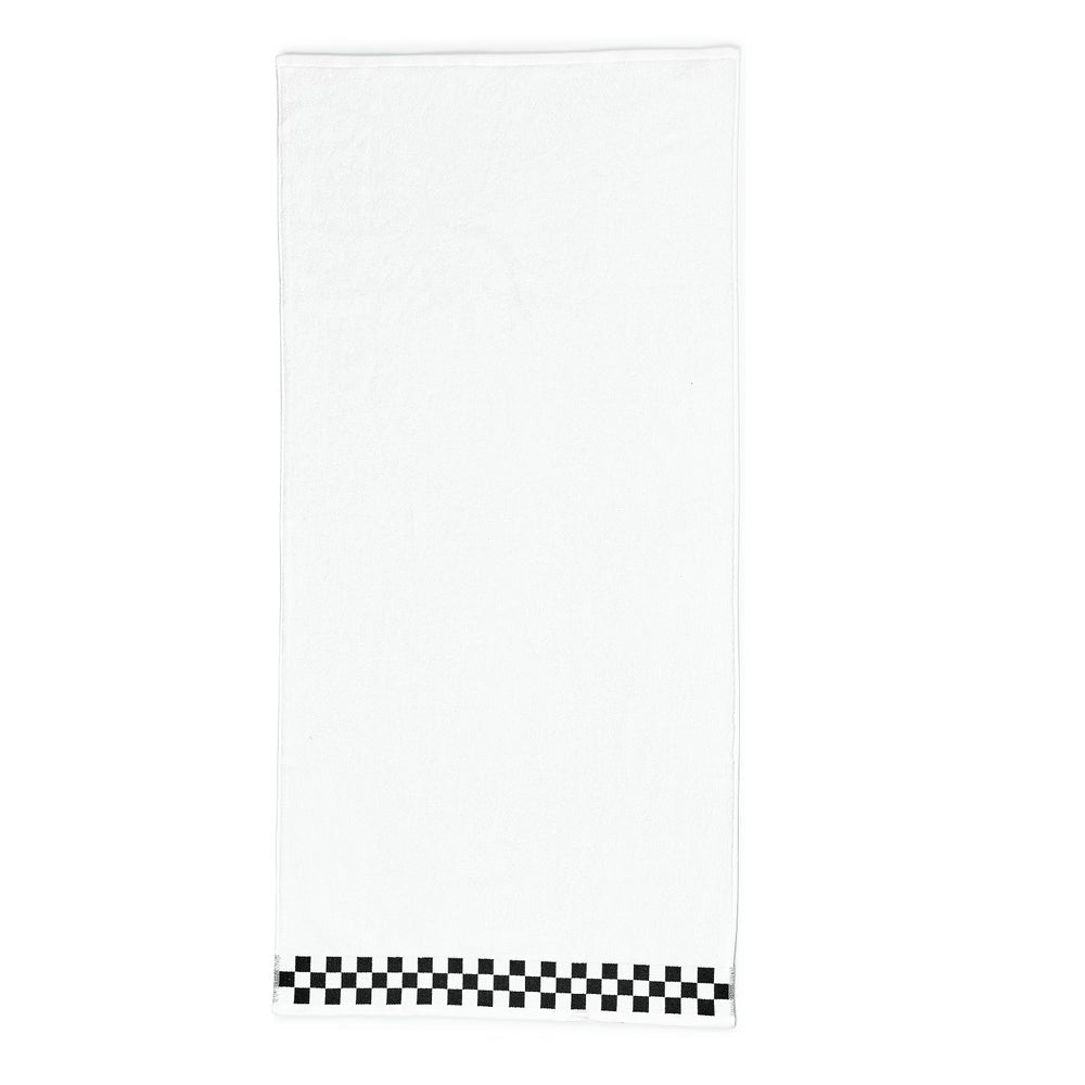 Towel with Check Border