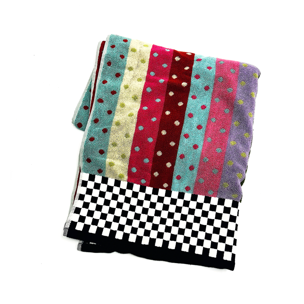 Stripe & Dot Confetti Towel