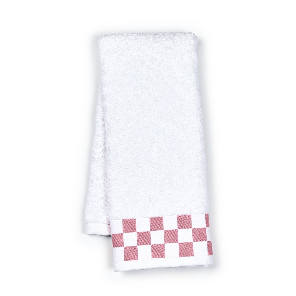Towel with Check Border