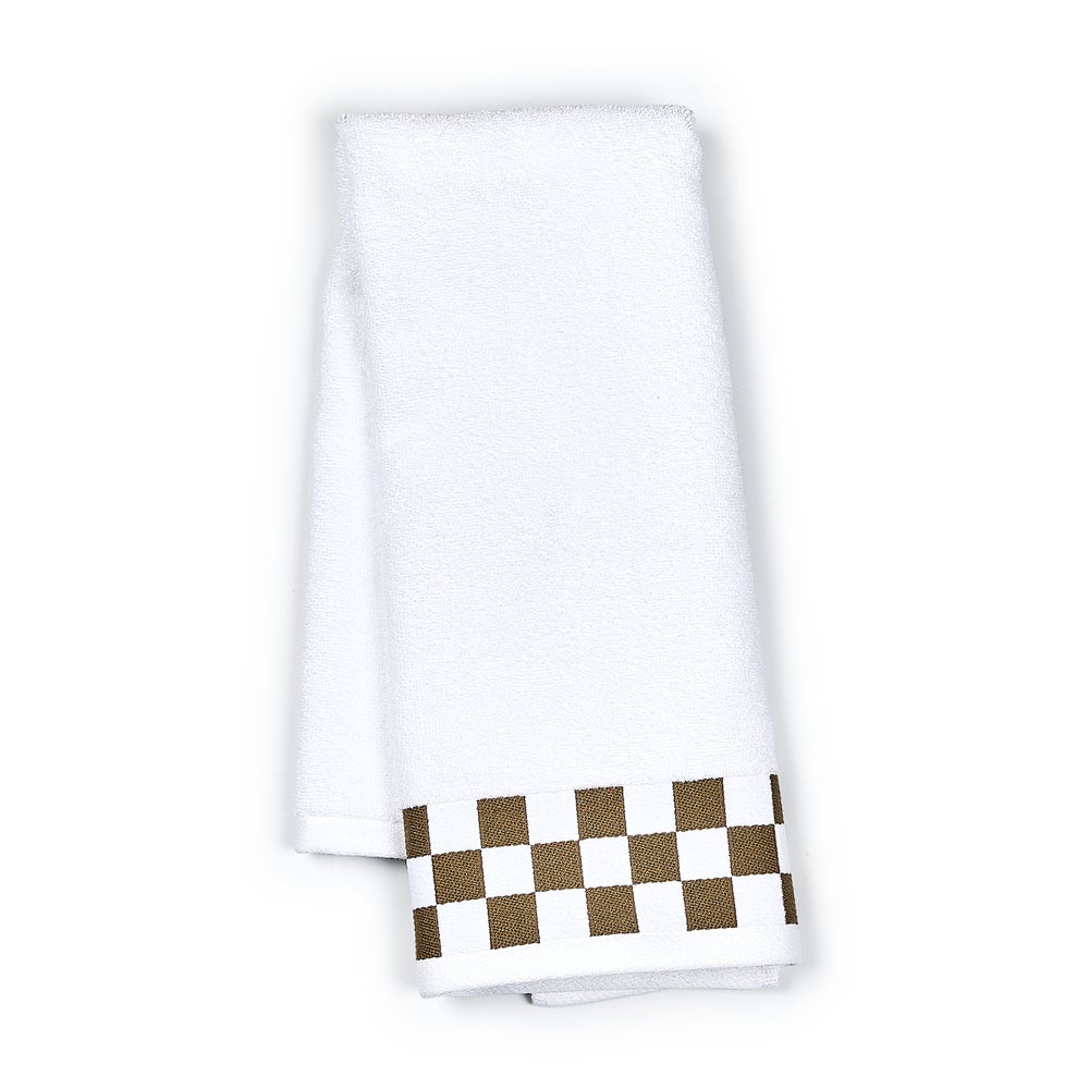 Towel with Check Border