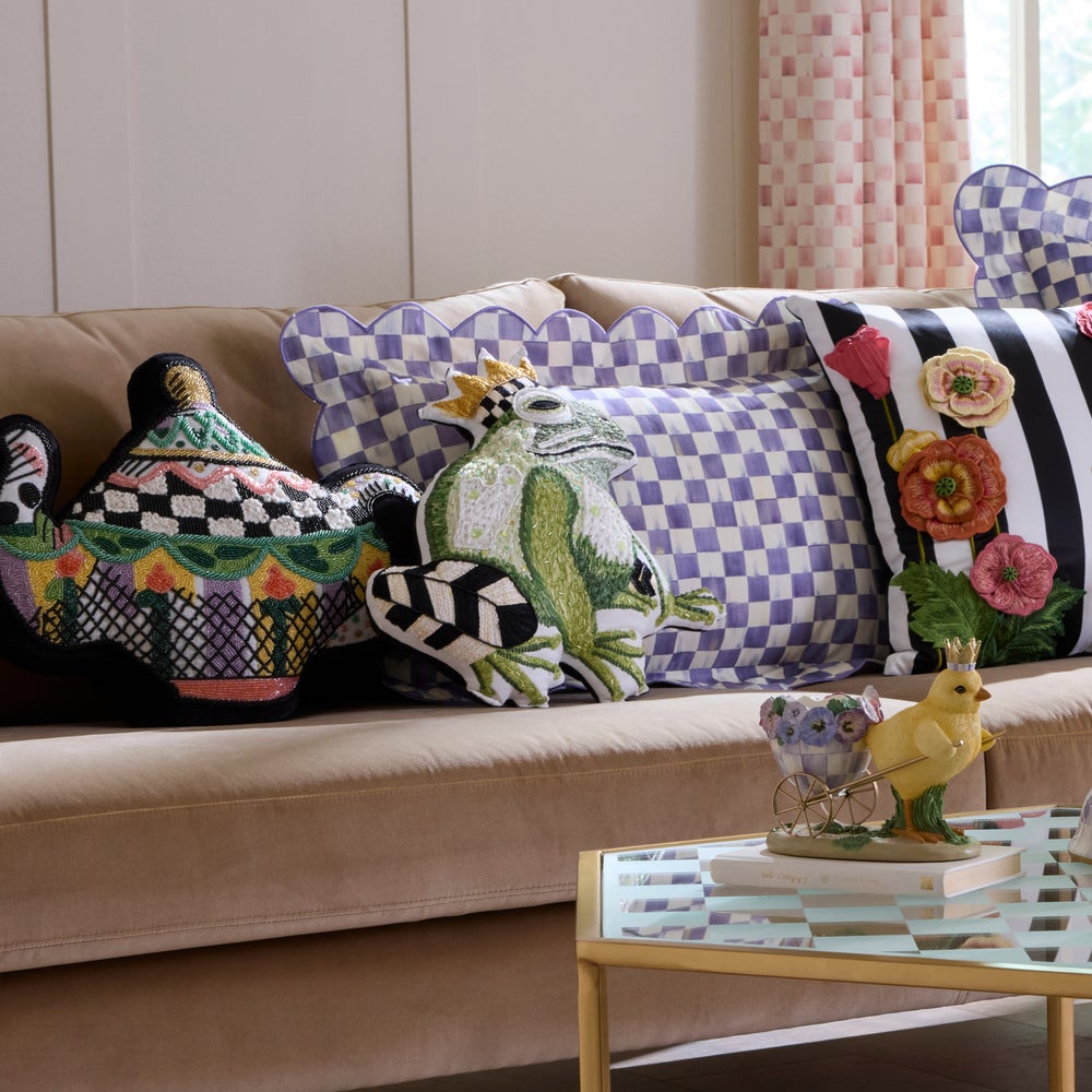 Frog Shaped Throw Pillow