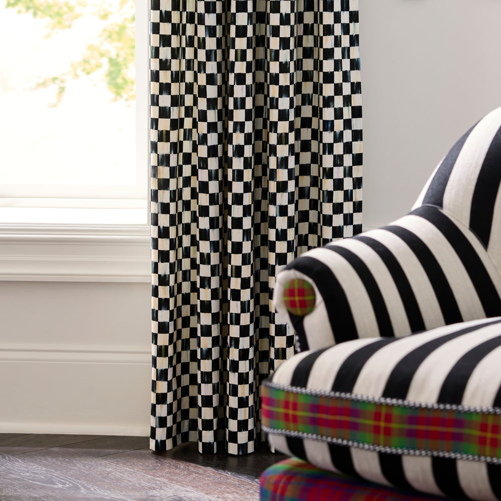 Courtly Check Curtain Panel