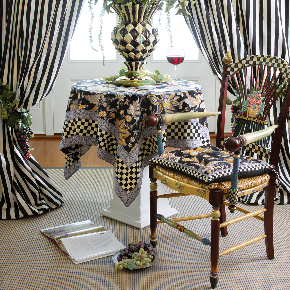 Courtly Stripe Curtain Panel