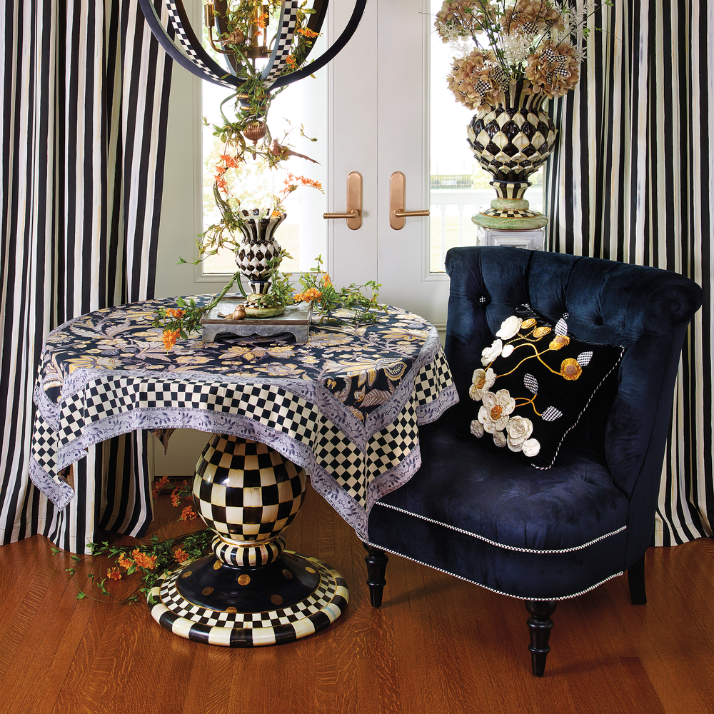 Courtly Stripe Curtain Panel