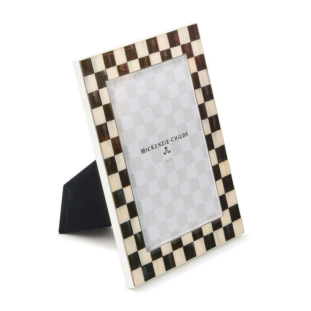 Check Silver Plated Frame