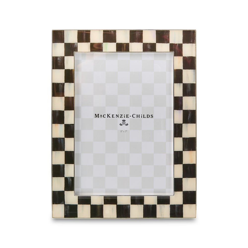 Check Silver Plated Frame
