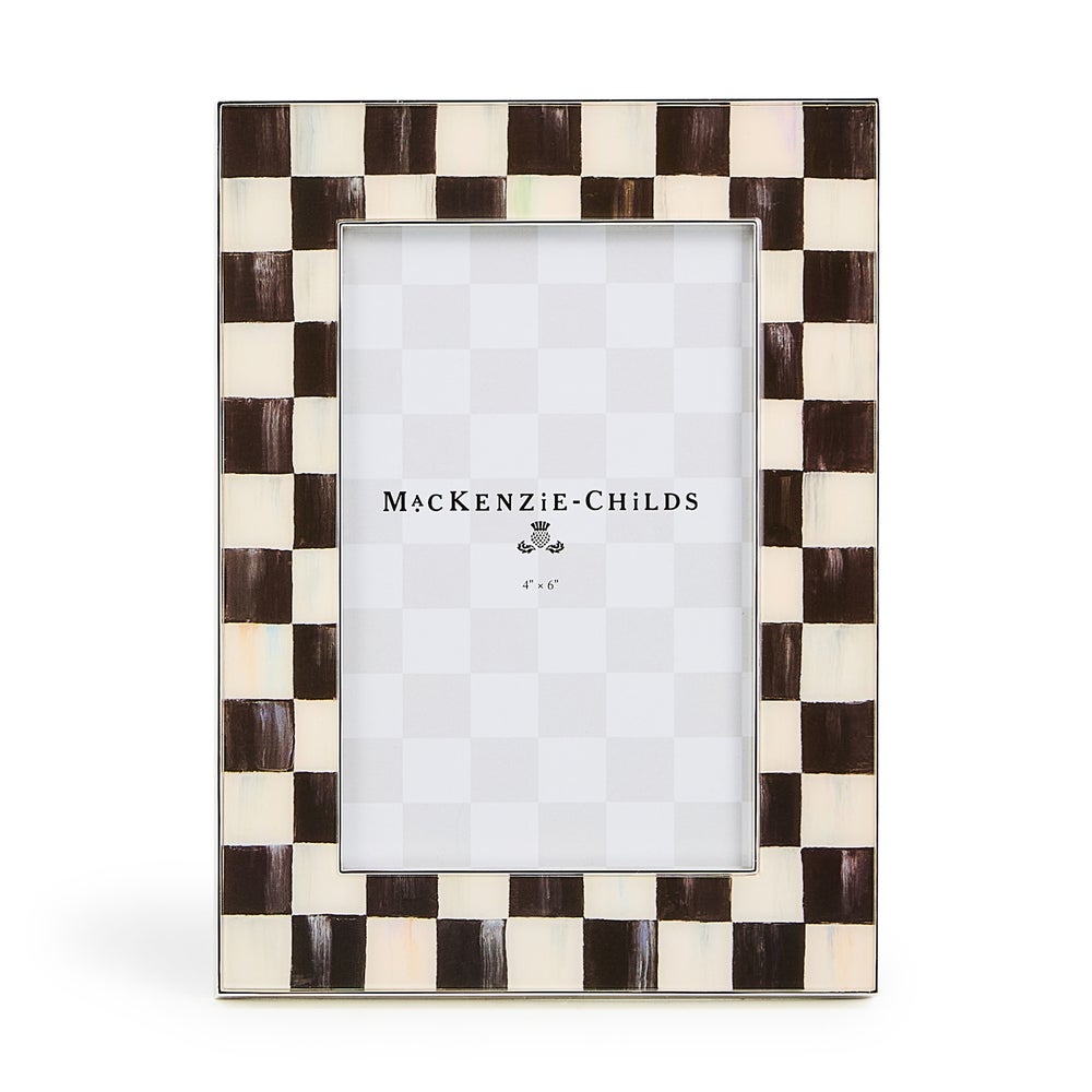 Check Silver Plated Frame