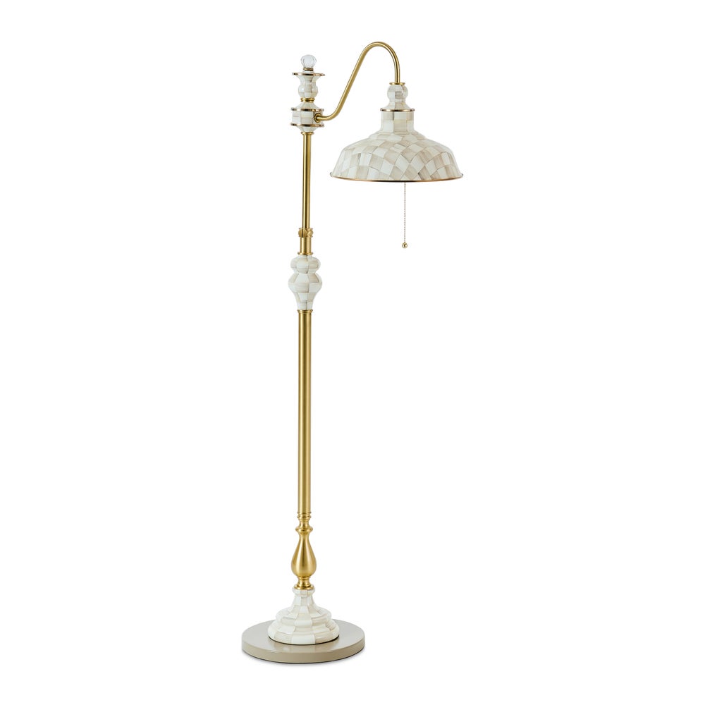 Check Farmhouse Floor Lamp