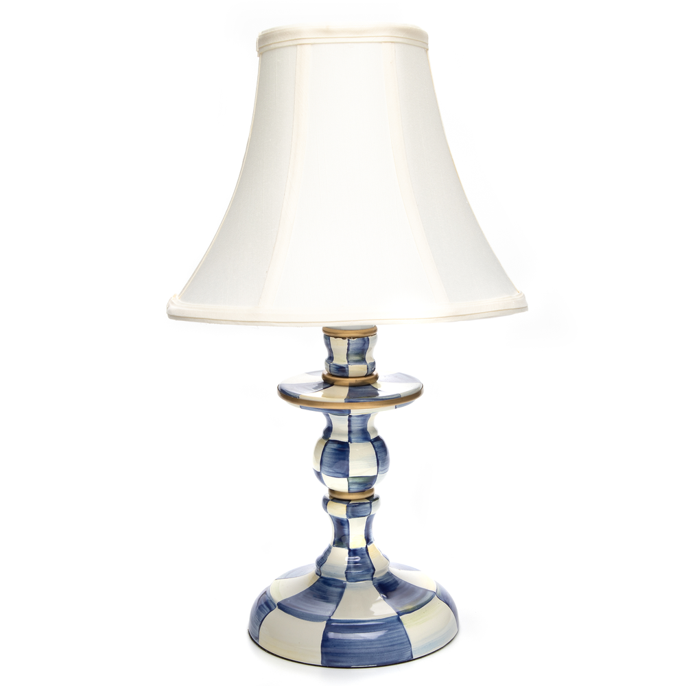 Check Candlestick Lamp