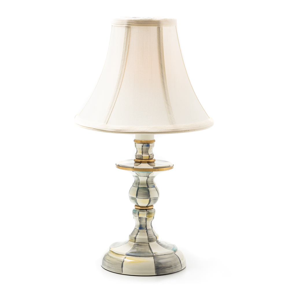 Check Candlestick Lamp