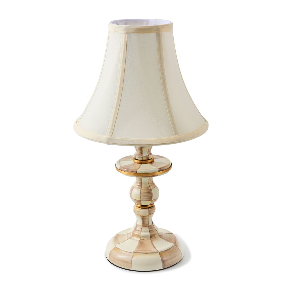 Check Candlestick Lamp