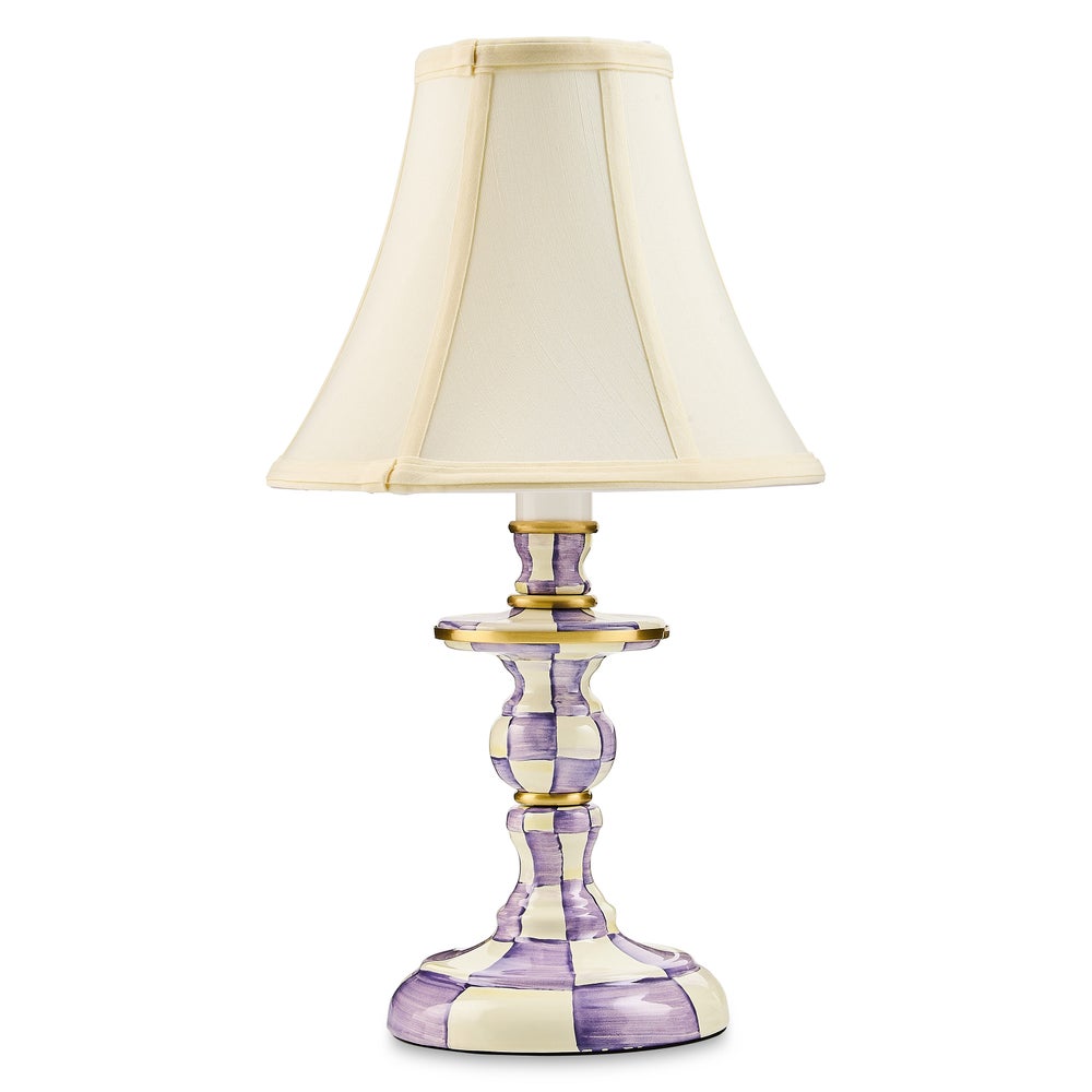 Check Candlestick Lamp