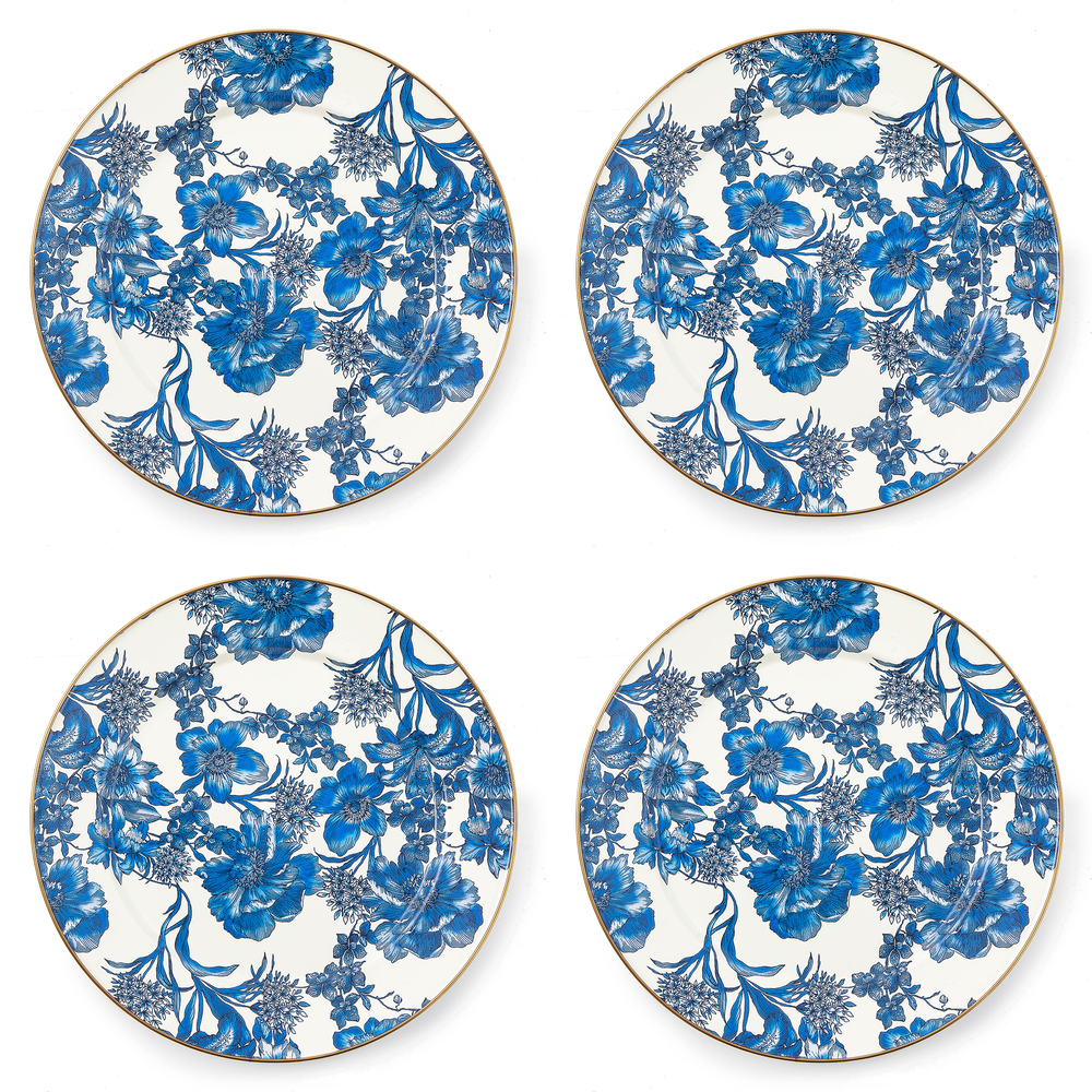 English Garden Dinnerware, Set of 4