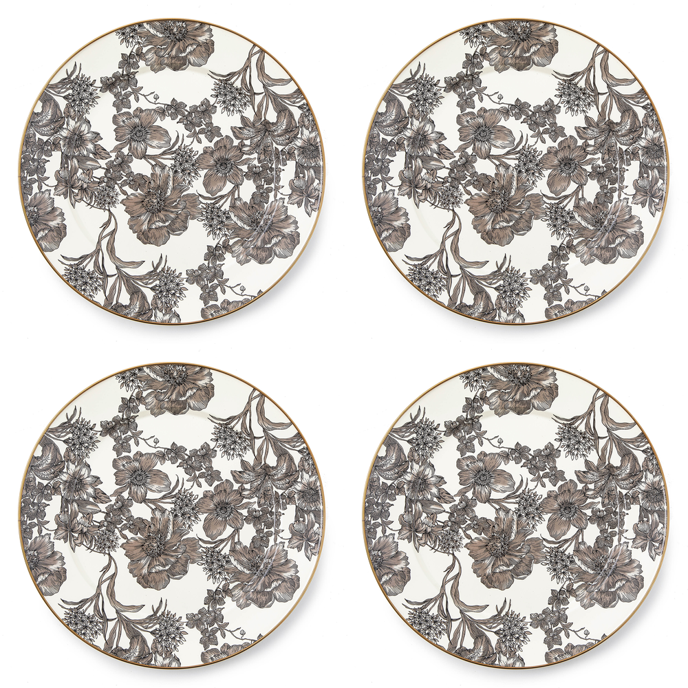 English Garden Dinnerware, Set of 4
