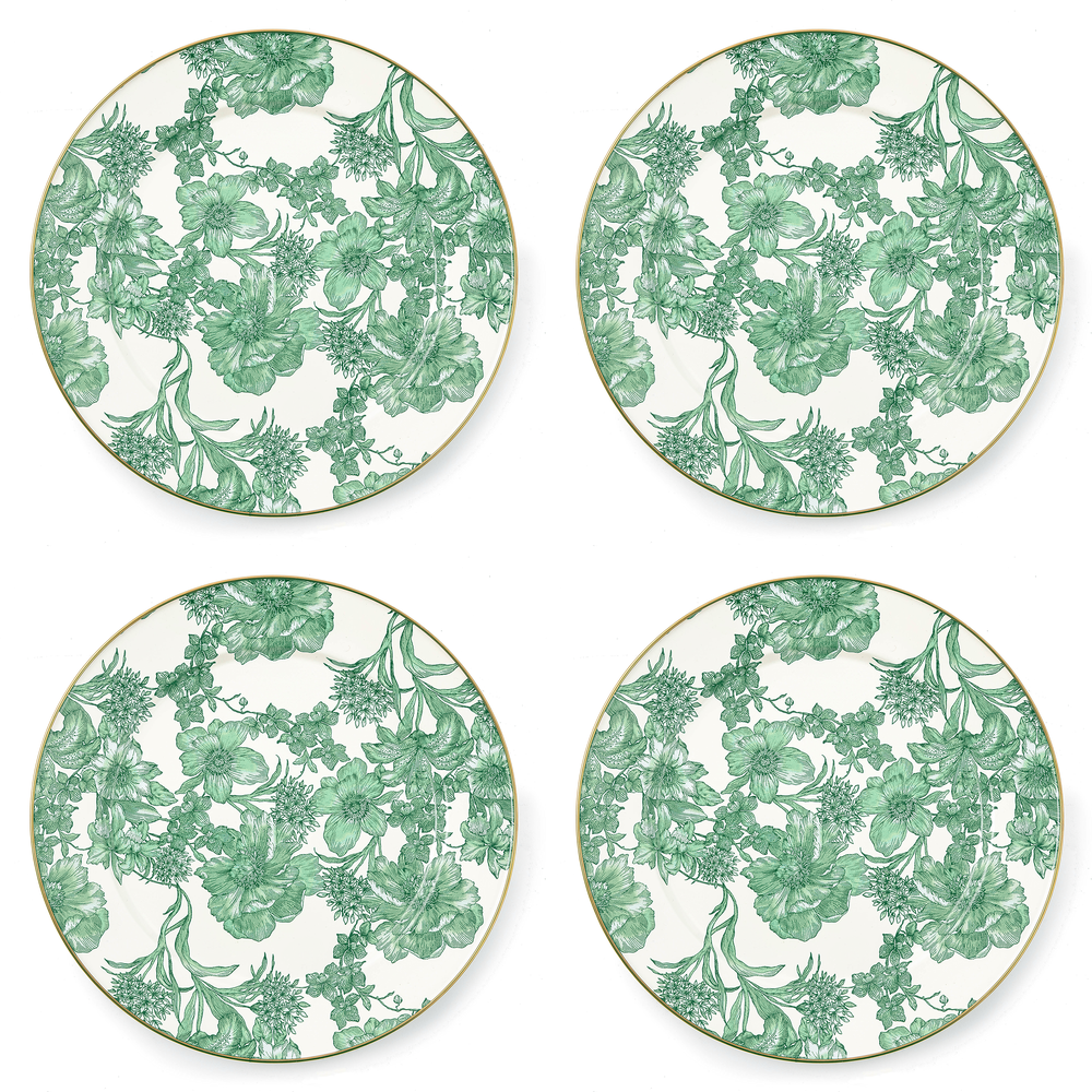English Garden Dinnerware, Set of 4