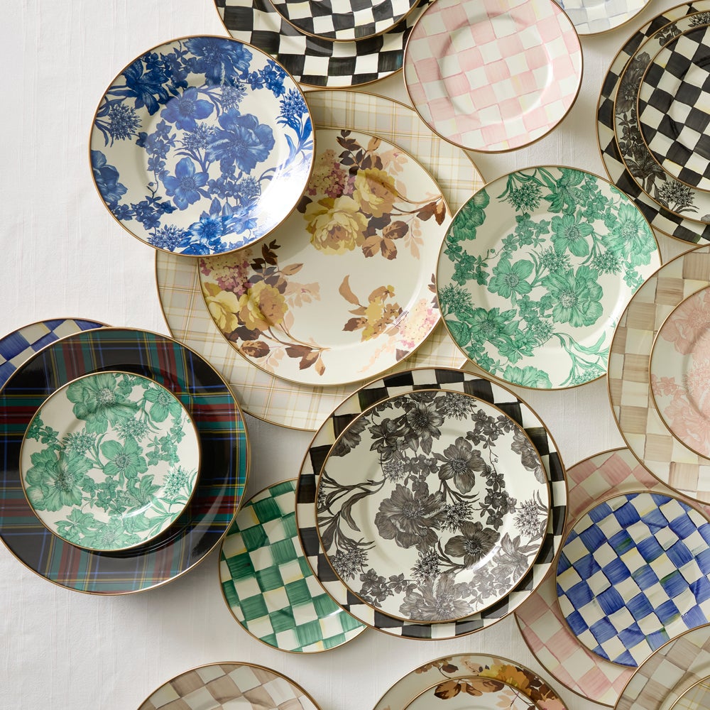Emerald English Garden Enamel Dinnerware