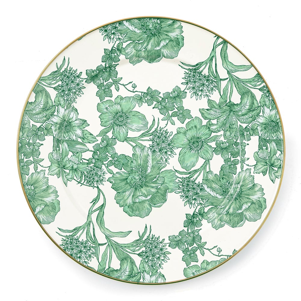 Emerald English Garden Enamel Dinnerware