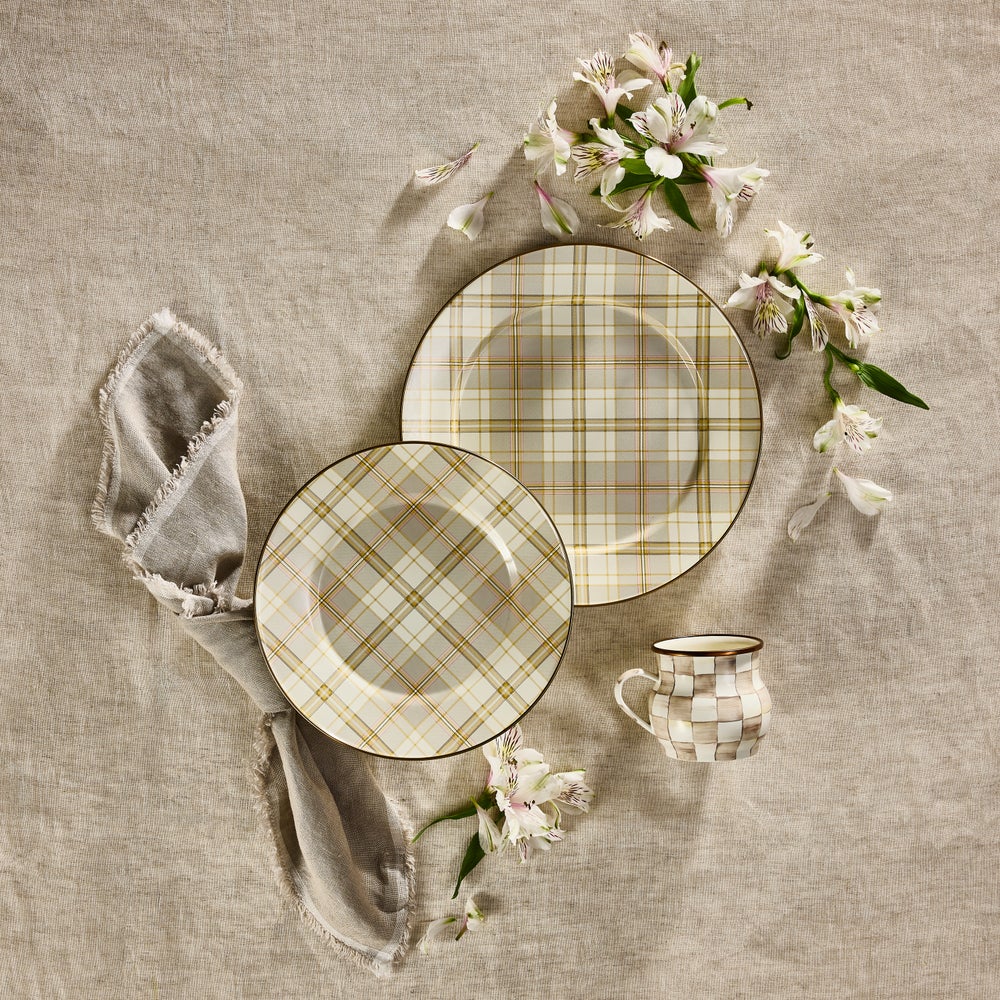 Latte Tartan Dinnerware