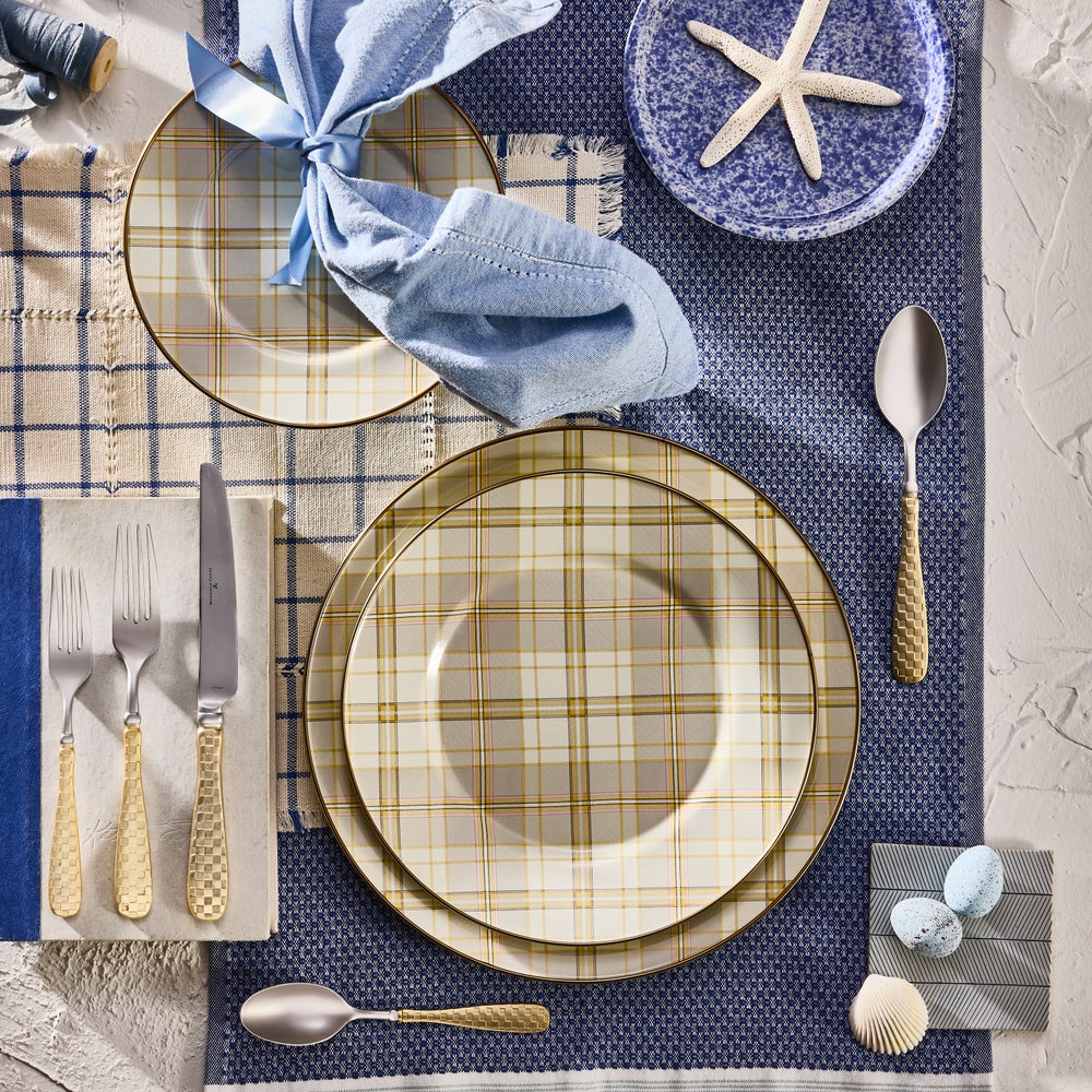 Latte Tartan Dinnerware