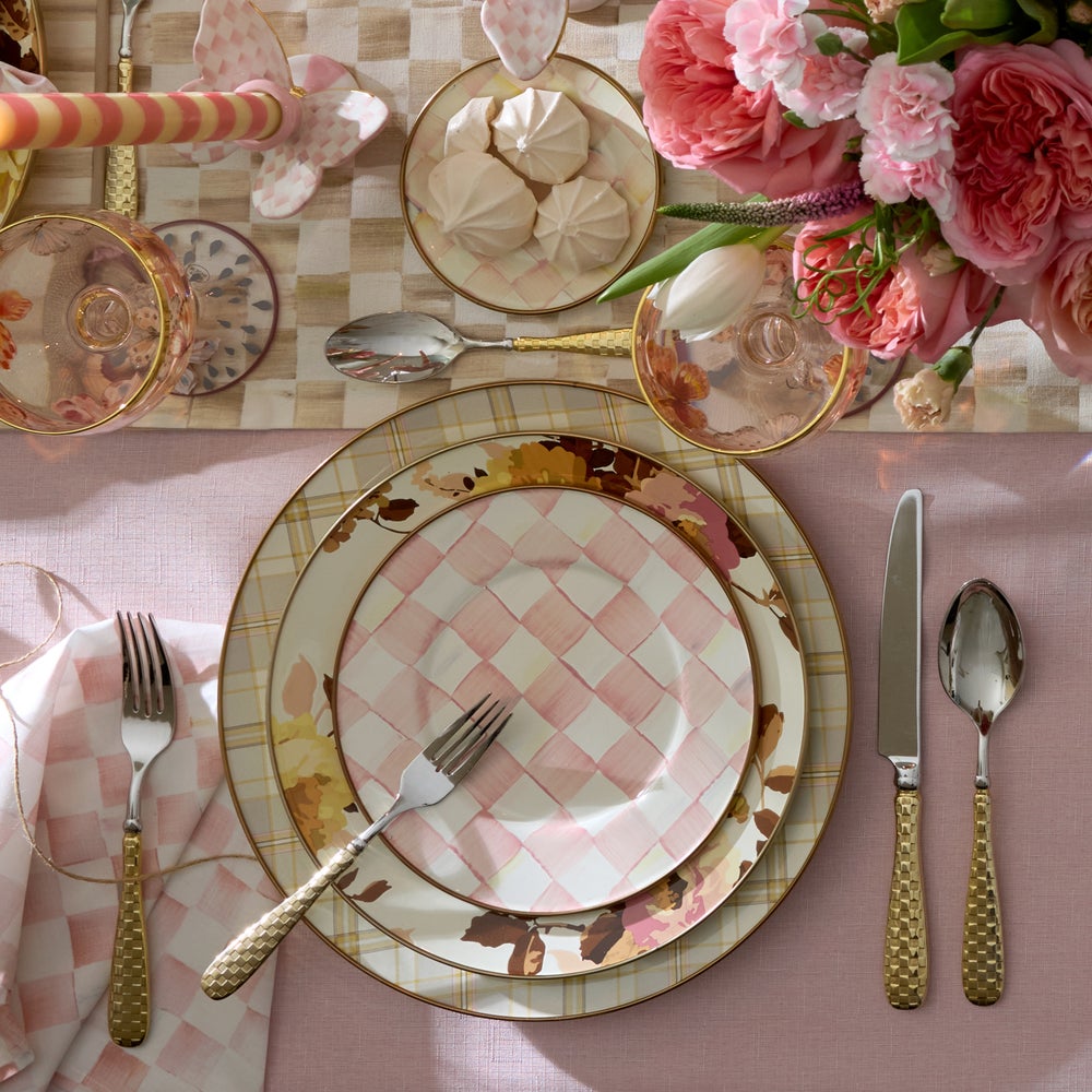Latte Tartan Dinnerware