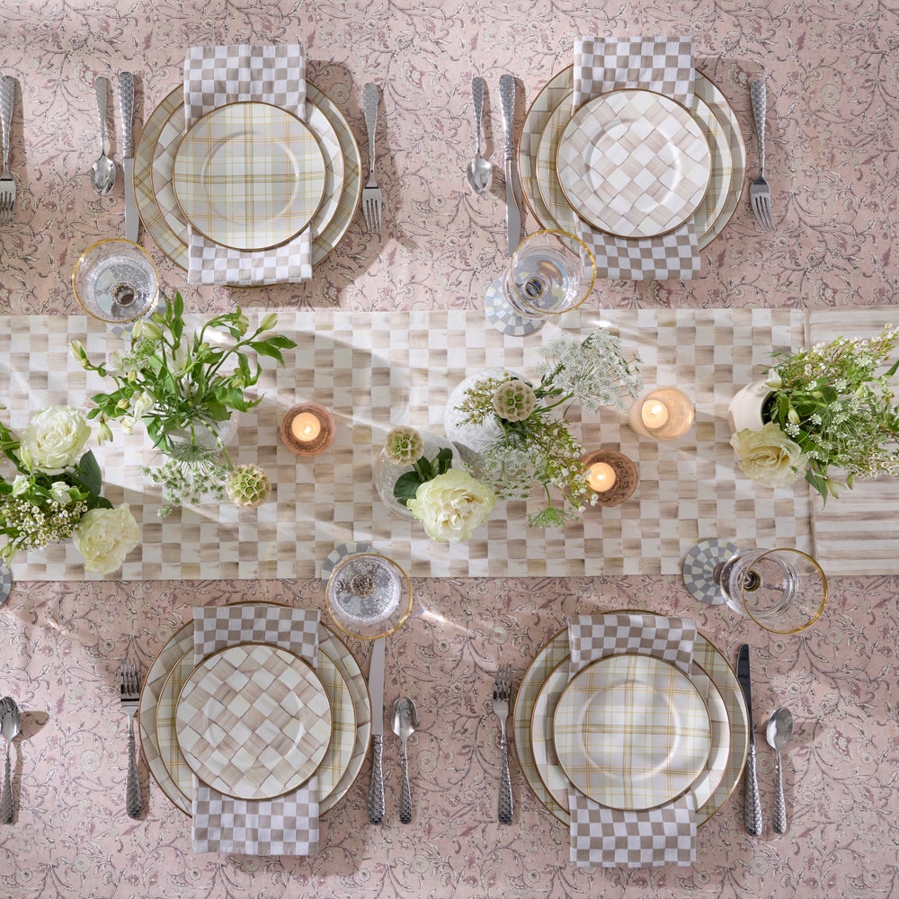 Latte Tartan Dinnerware
