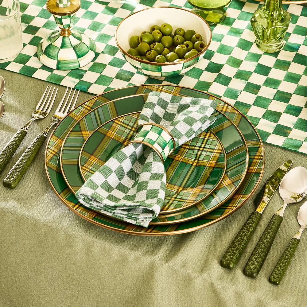 Tartan Green Dinnerware