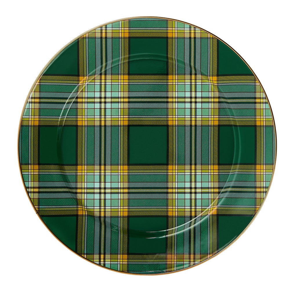 Tartan Green Dinnerware