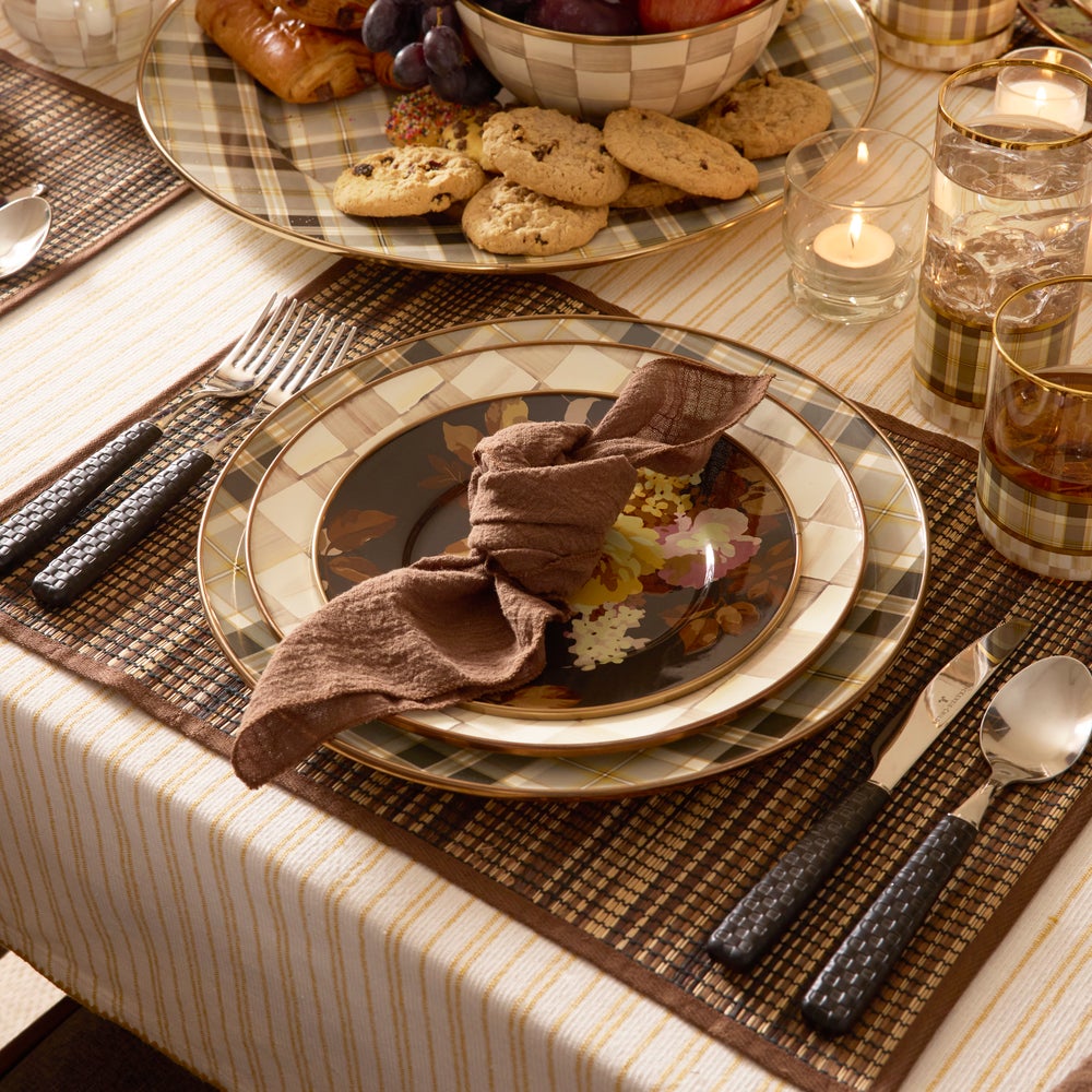Tartan Mocha Dinnerware