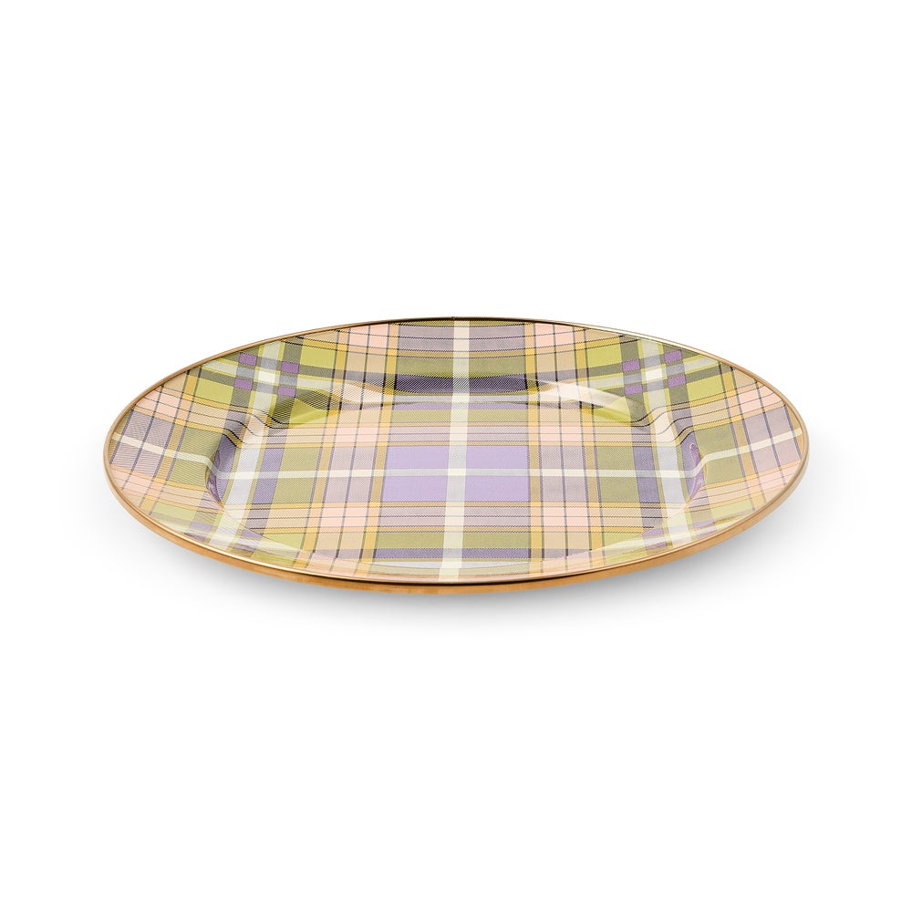 Tartan Violet Dinnerware