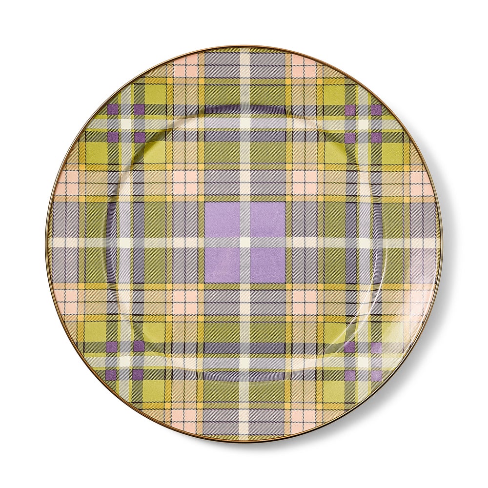 Tartan Violet Dinnerware