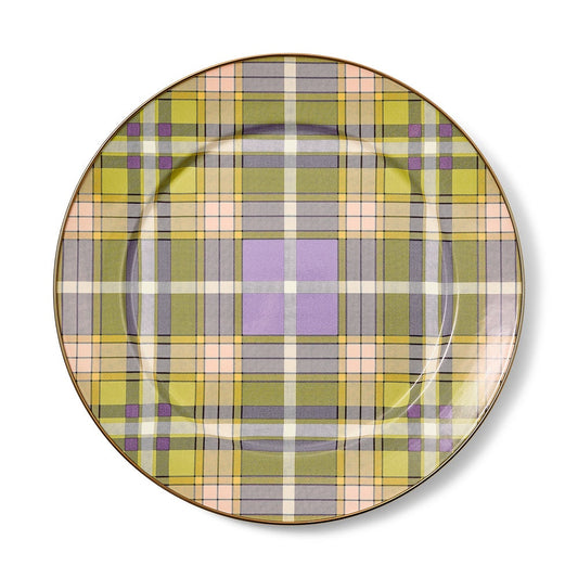 Tartan Violet Dinnerware