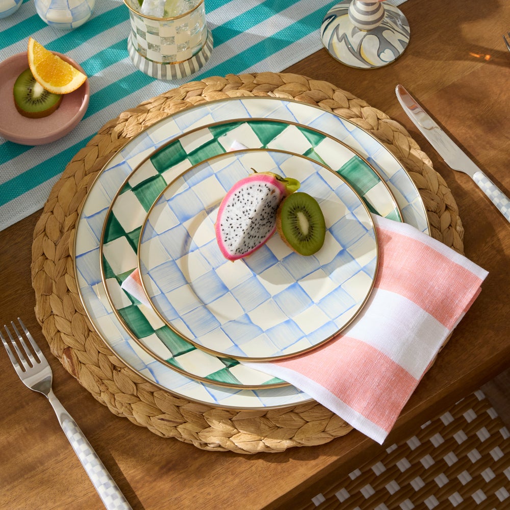 Sky Check Dinnerware