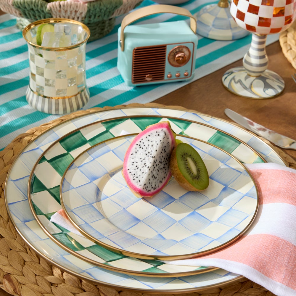 Sky Check Dinnerware