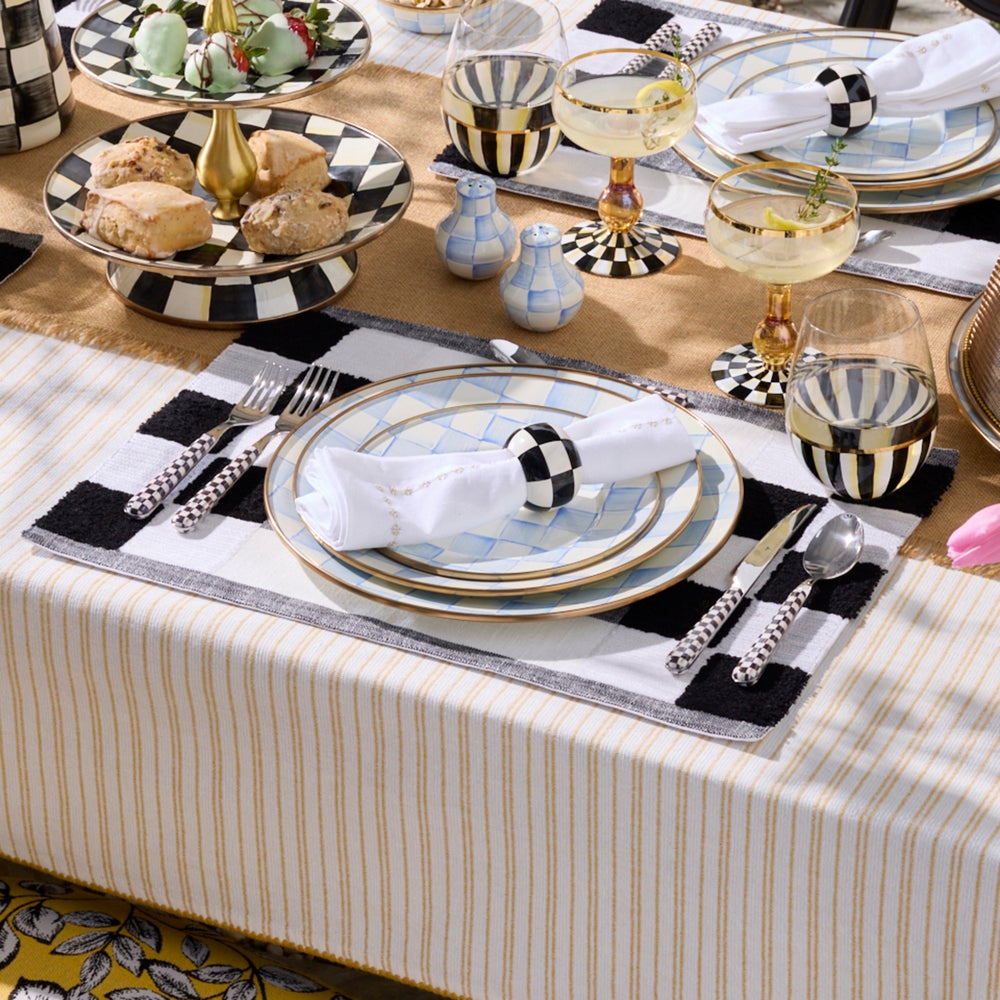 Sky Check Dinnerware
