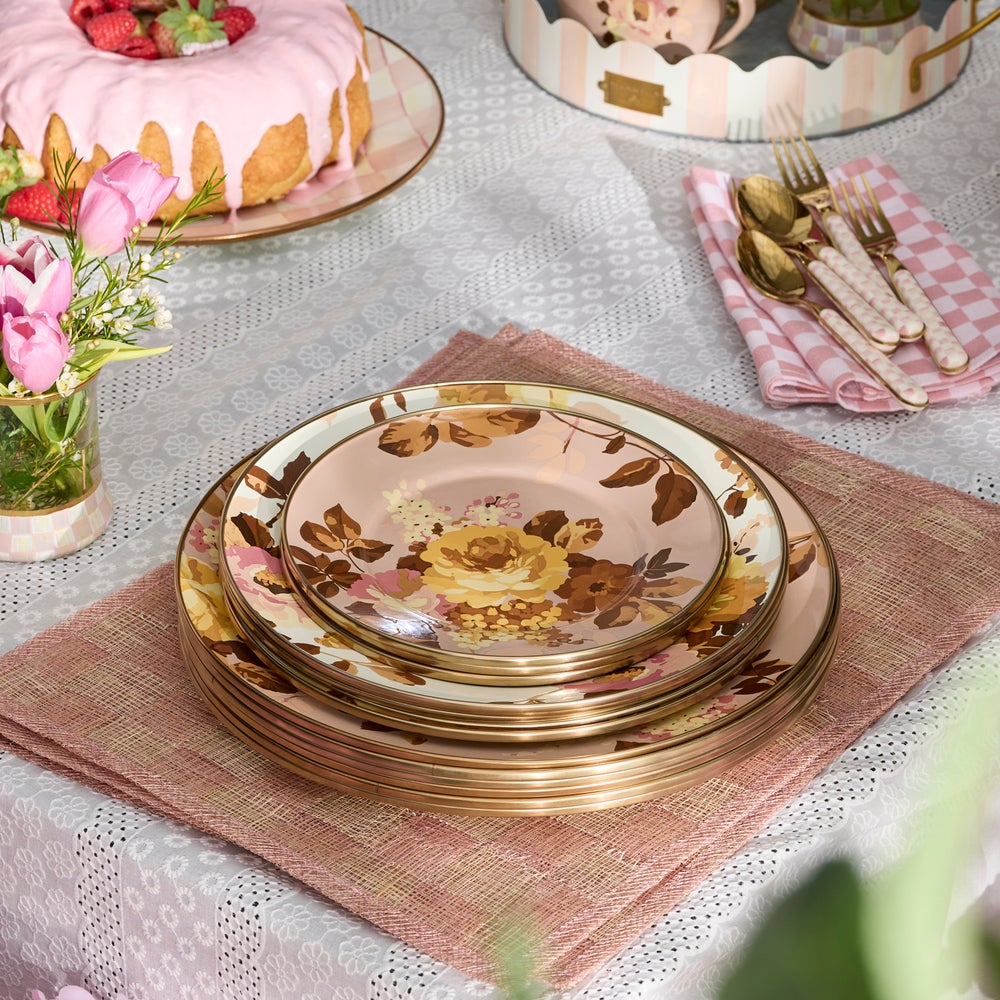 Wild Rose Mauve Dinnerware