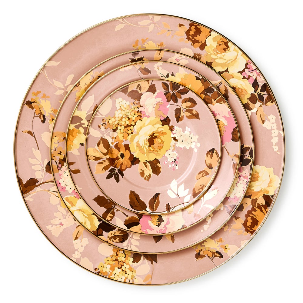 Wild Rose Mauve Dinnerware