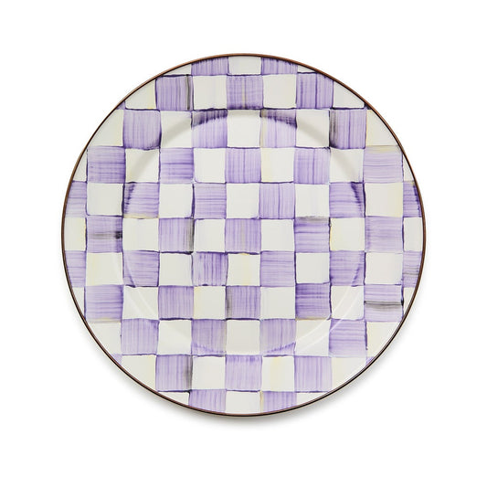 Violet Check Dinnerware