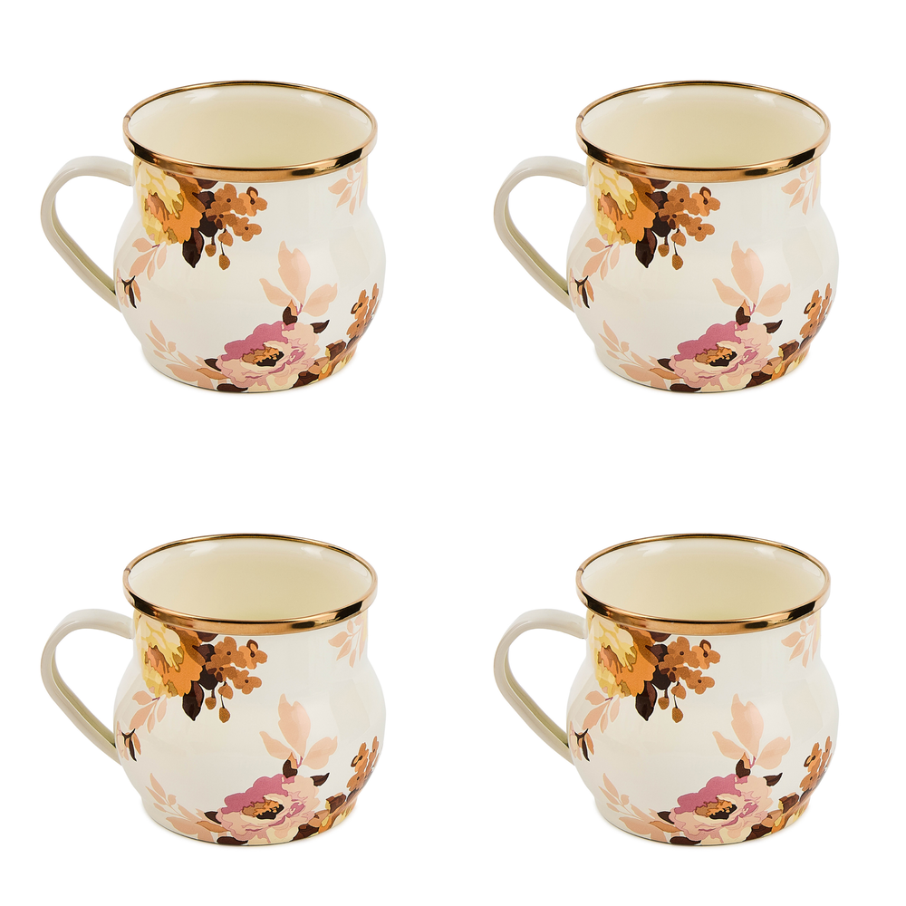 Floral Enamel Mug
