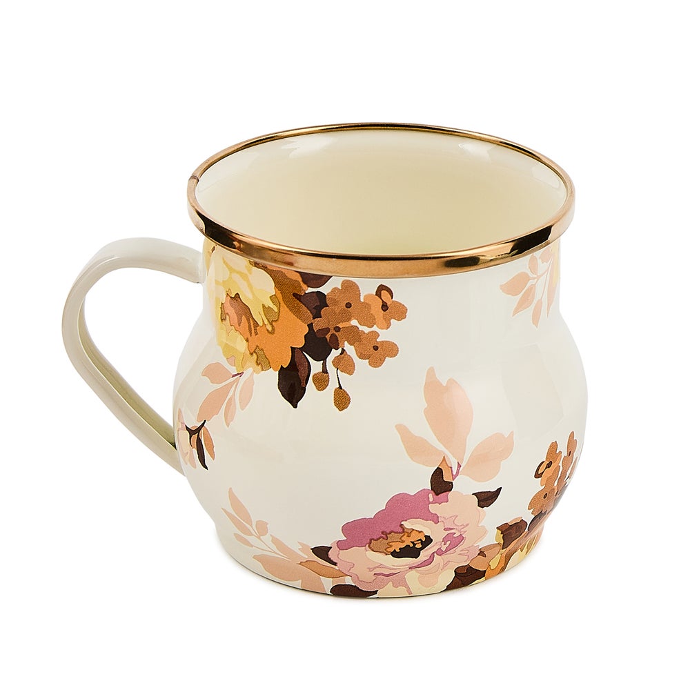 Floral Enamel Mug