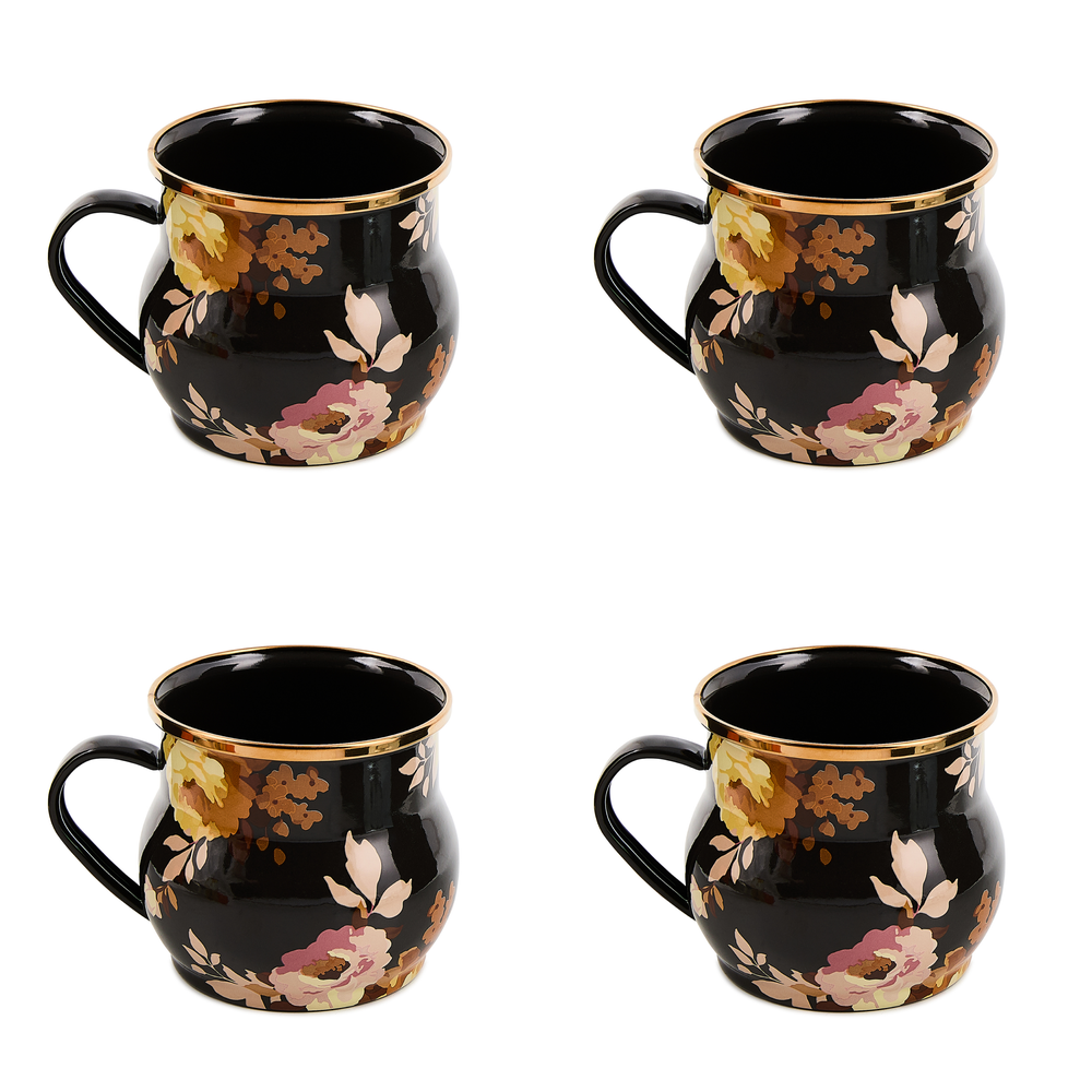 Floral Enamel Mug